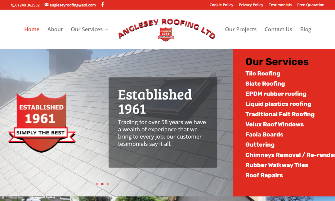 Anglesey Roofing Roofing Website